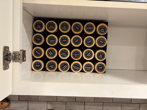 4oz Standard Spice Jar Set – Bamboo Edition (24-Pack)