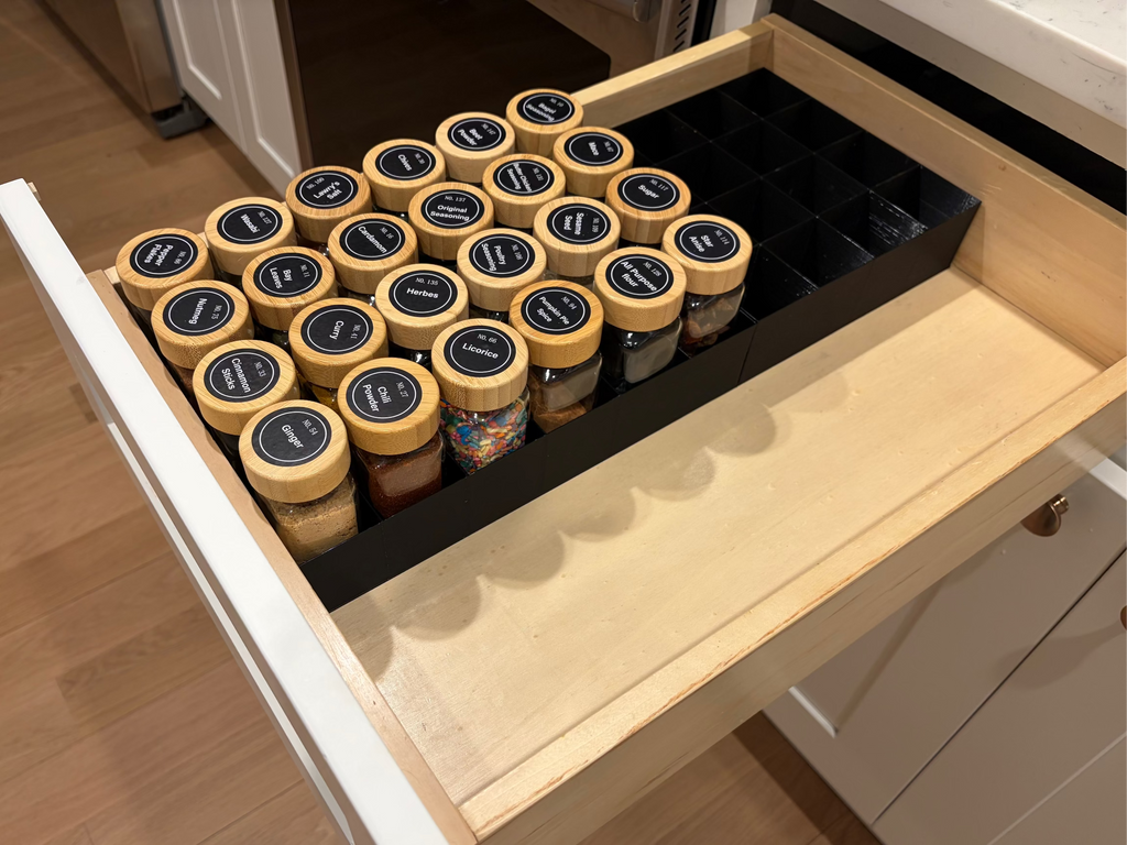 4oz Standard Spice Jar Set – Bamboo Edition (24-Pack)