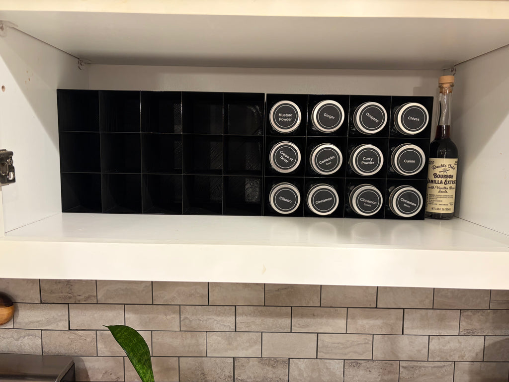 6oz Larger Spice Jar Set | Silver Edition (12-Pack)