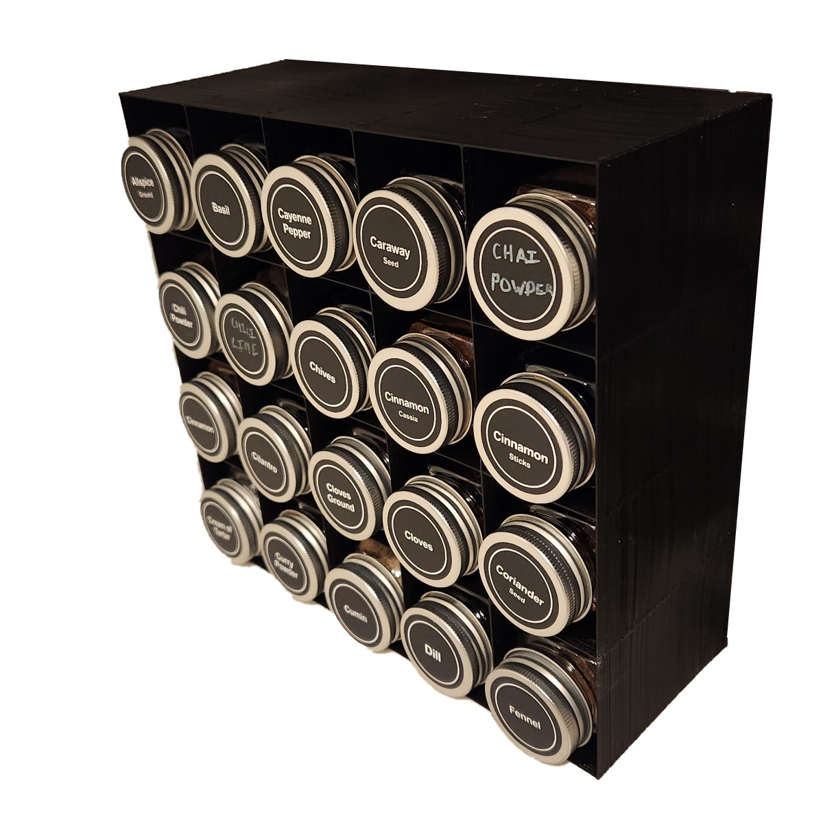 432-Count Minimalist Round Spice Labels